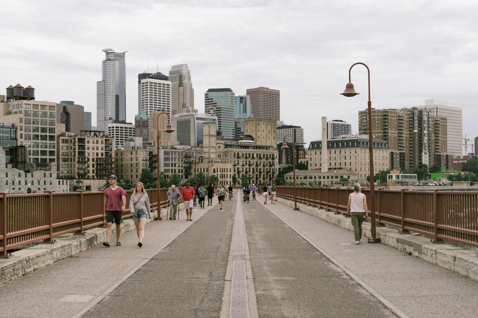 Minneapolis Stone Arch Bridge, a wheelchair accessible activity that increases community involvement for individuals with disabilities