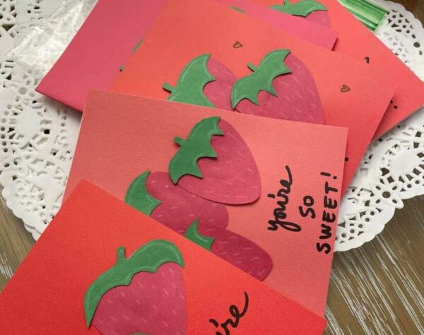 valentines day cards from ACR Homes residents to family members