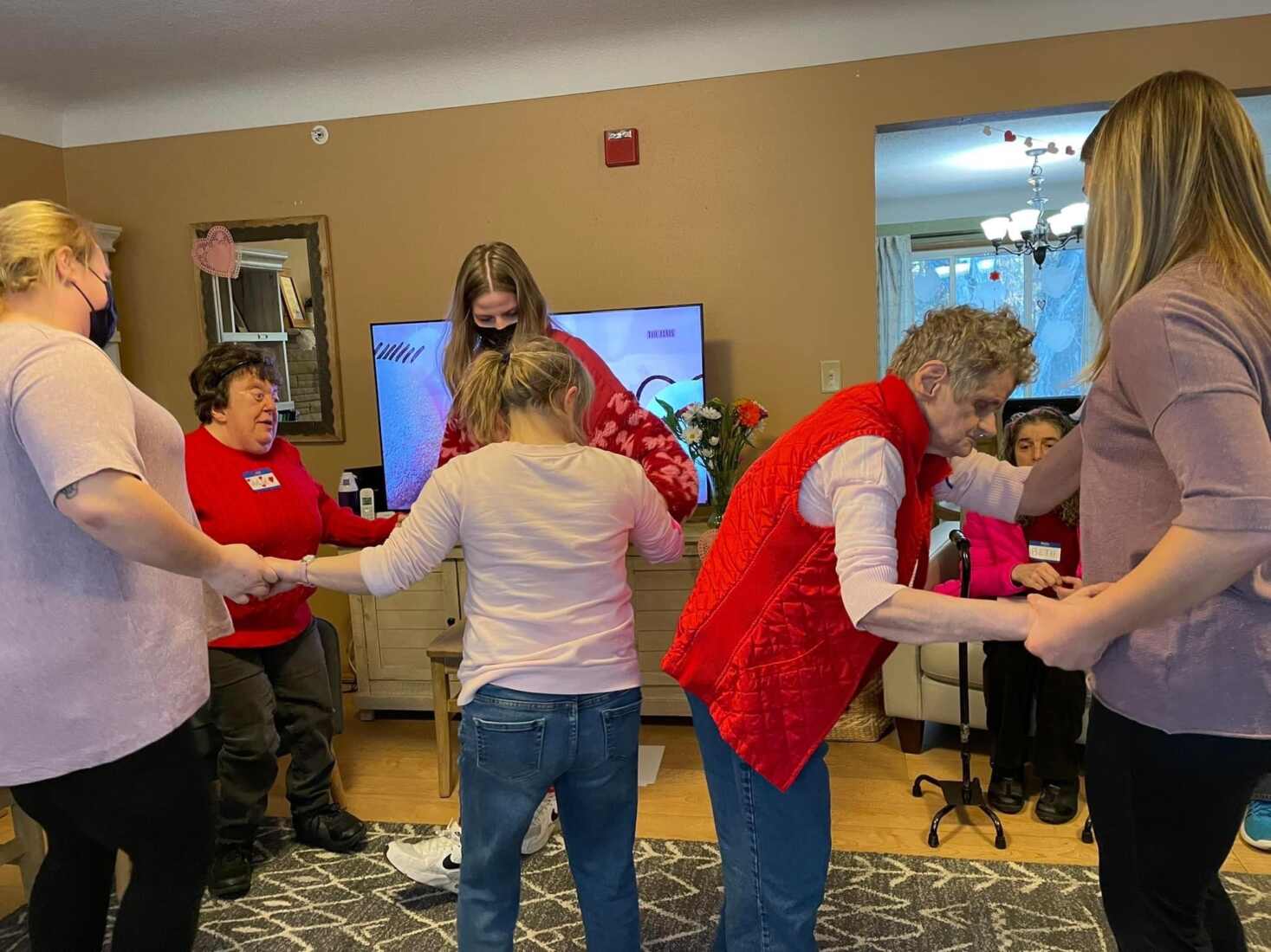 valentines day dance party at ACR Homes