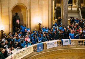 ACR Homes representing people with disabilities at the Disability services day at the Minnesota Capitol